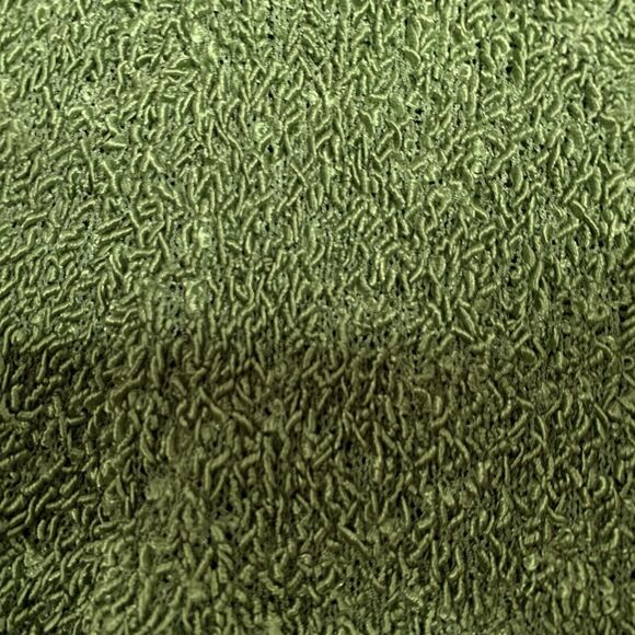 Jones New York Textured Knit Sweater Women M Green Long Sleeve Pullover Nylon - Picture 6 of 11